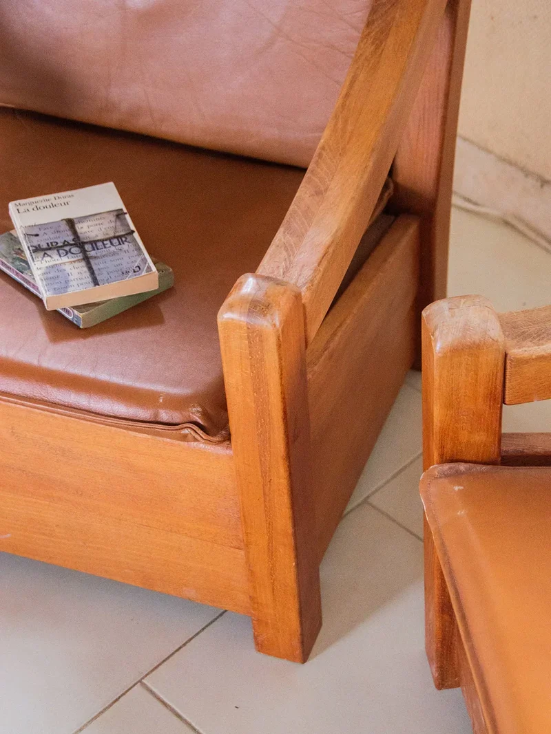 Ernest, le fauteuil camel N°128