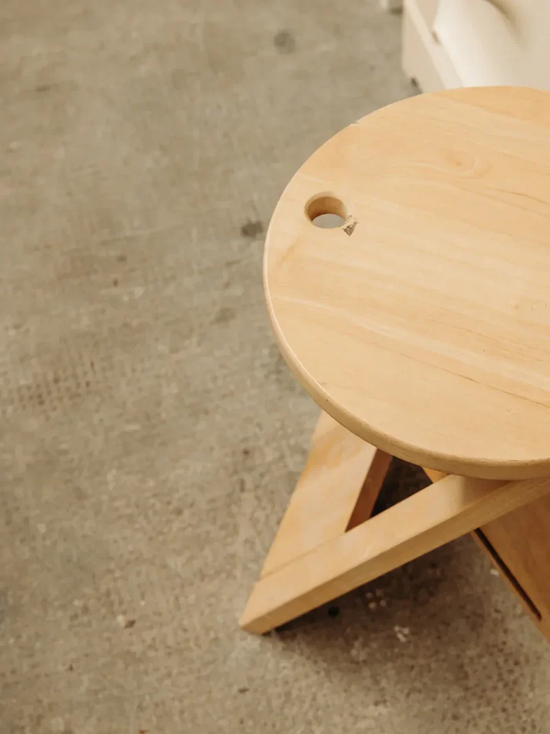 Axel, le tabouret en bois N°371