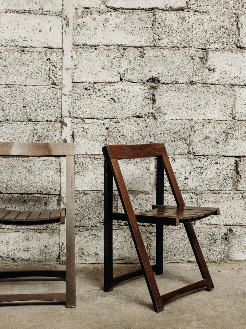 Claude, la paire de chaises pliantes N°873