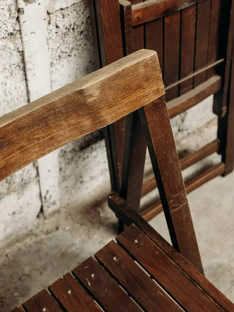 Claude, la paire de chaises pliantes N°873