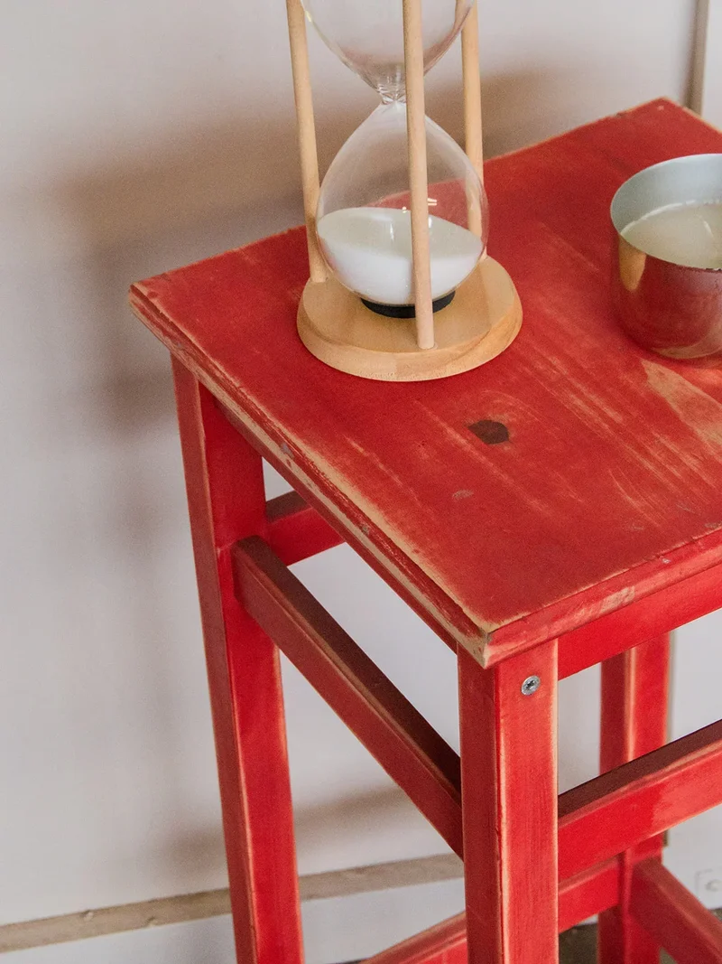 Gaston, le tabouret de bar rouge N°11