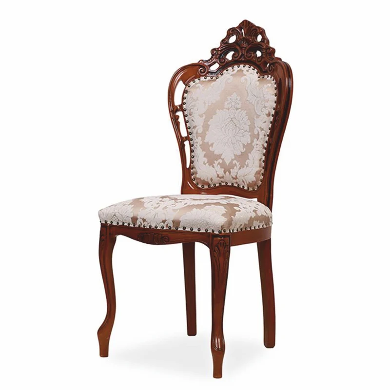 Casa Padrino Luxus Barock Esszimmer Stuhl Bronze / Creme / Braun - Barock Möbel