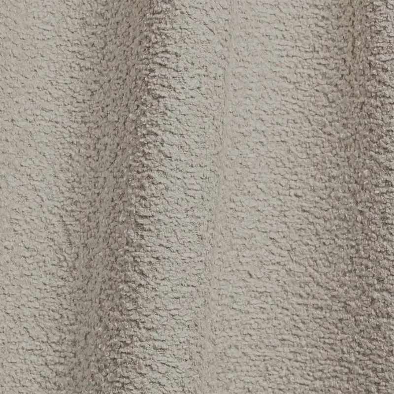 Lit coffre 180x200 sommier inclus Cloud tissu bouclette Beige
