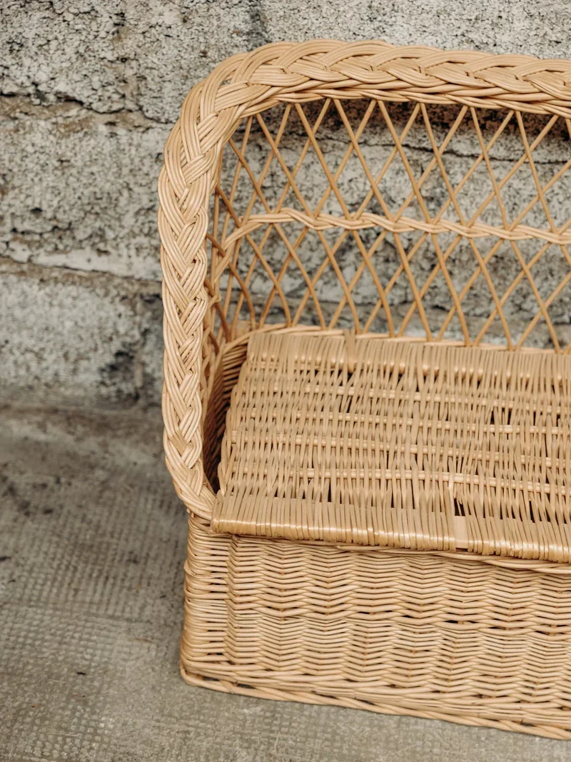 Antoine, le banc en osier N°252
