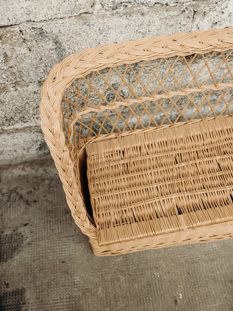 Antoine, le banc en osier N°252