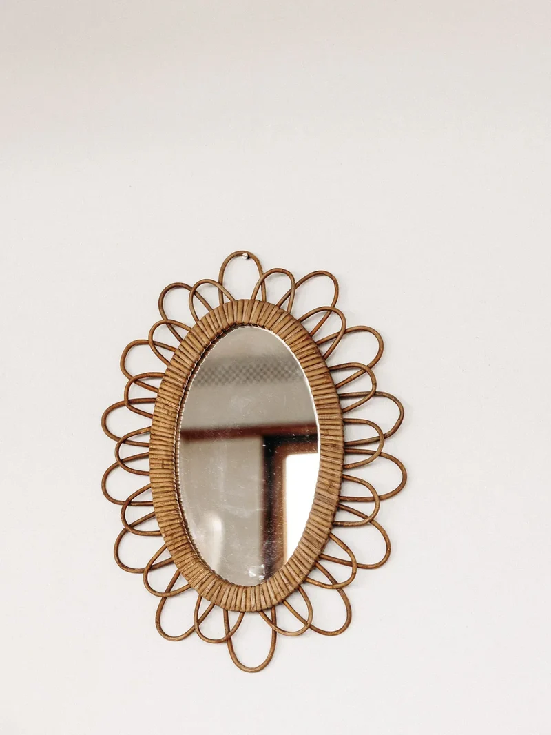 Georges, le miroir en rotin N°656