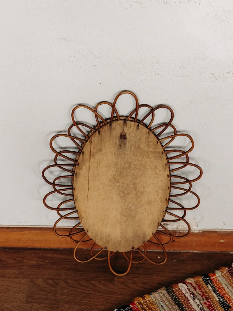 Georges, le miroir en rotin N°656