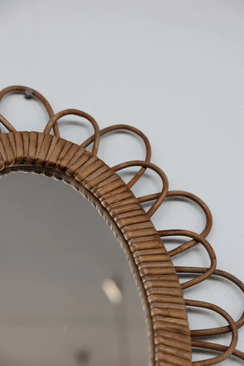 Georges, le miroir en rotin N°656