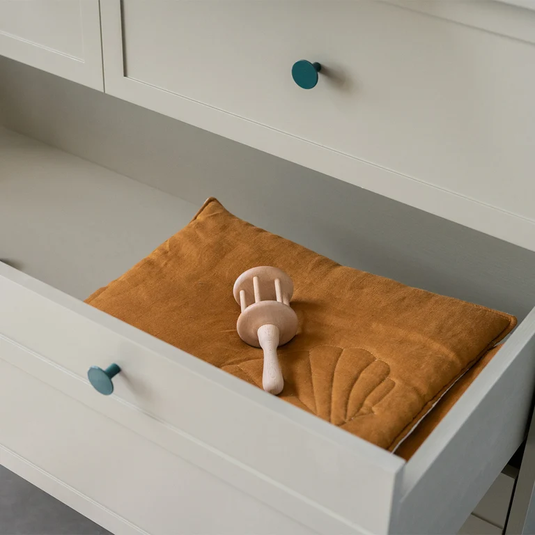 Commode 4 tiroirs Wood Luck Gabriel - Vert Eucalyptus