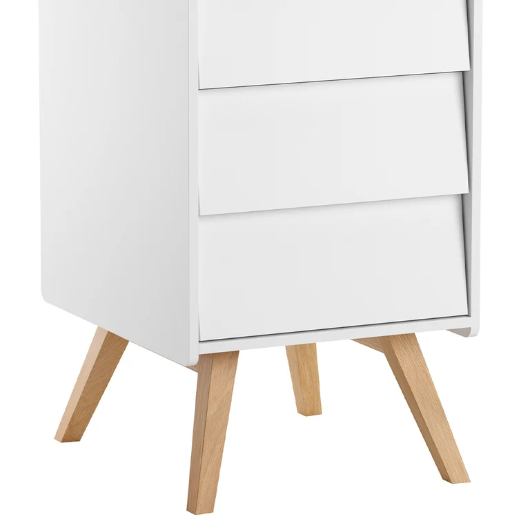 Chiffonnier Vox Vintage Blanc et Bois