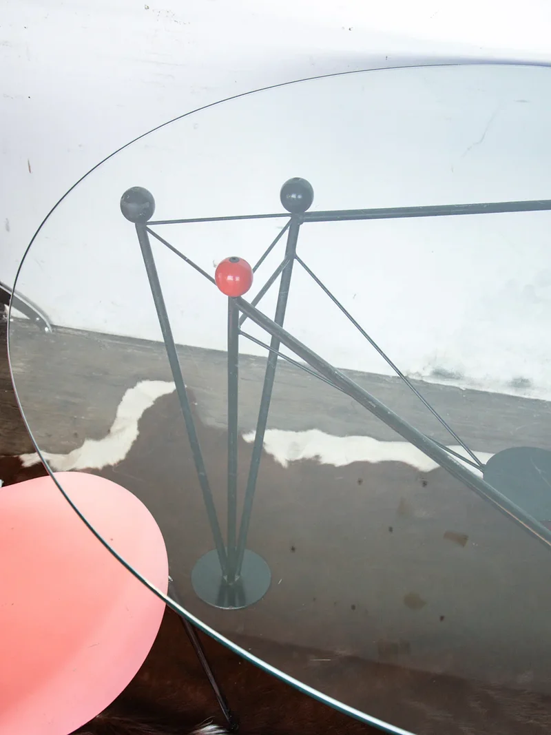Karla, la table à manger en verre N°343