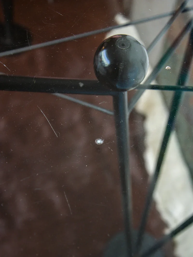 Karla, la table à manger en verre N°343