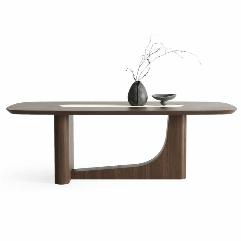 Casa Padrino Luxus Esszimmer Set - 1 Esstisch und 6 Esszimmer Stühle - Luxus Möbel