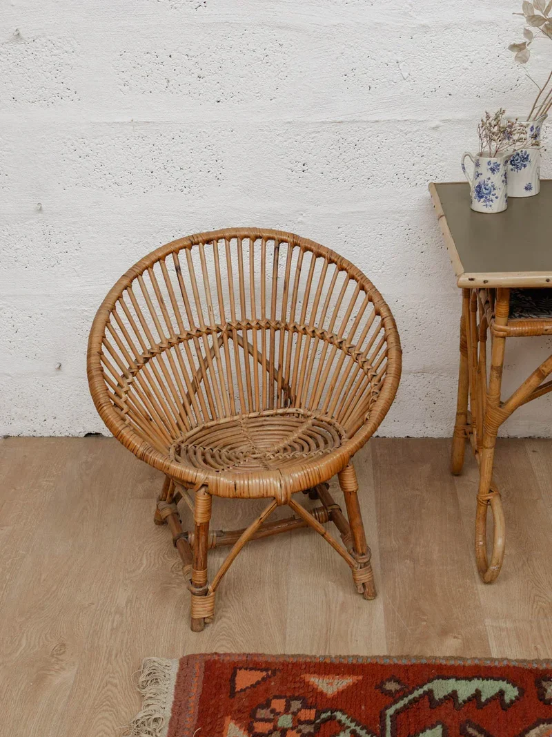 Marcus, le fauteuil pour enfant en rotin N°13