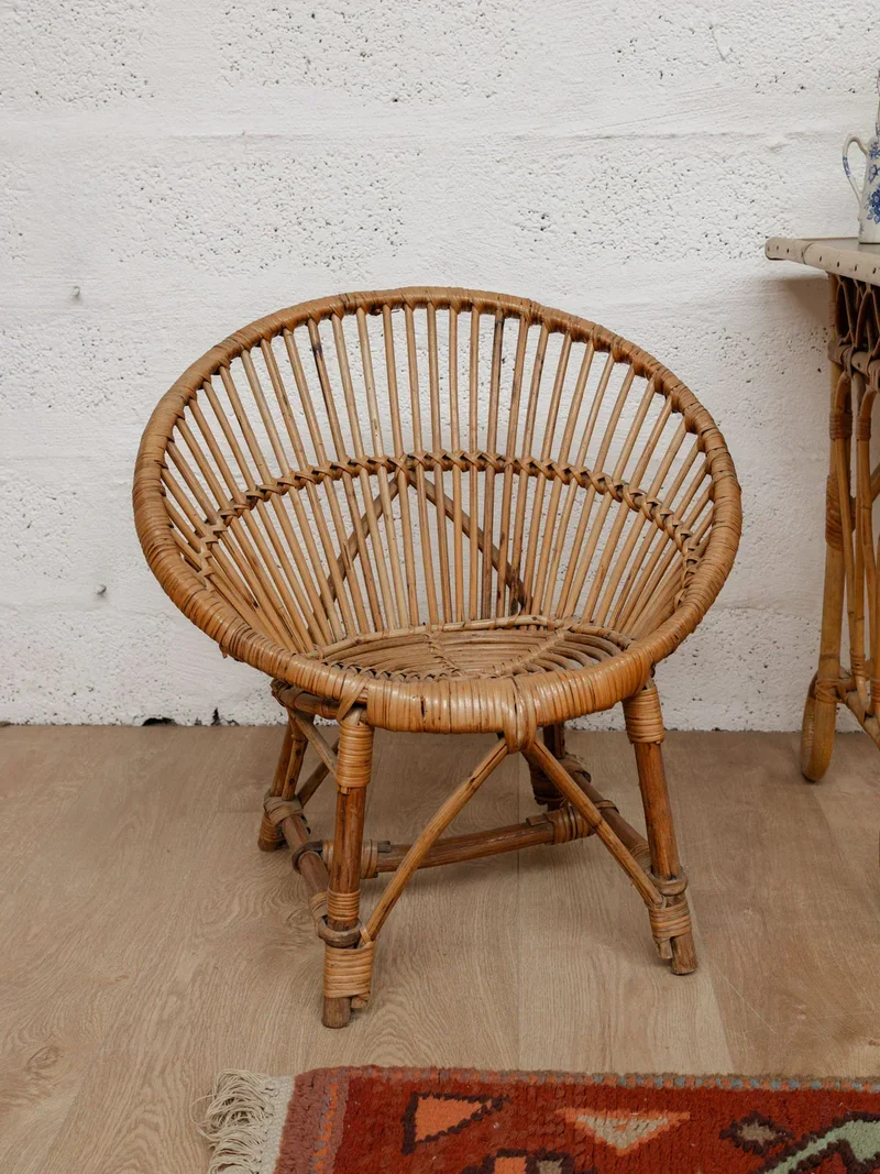 Marcus, le fauteuil pour enfant en rotin N°13