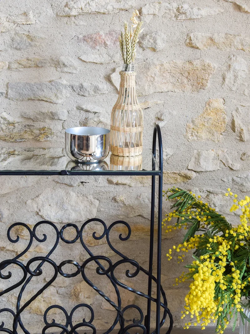Francine, la table d'appoint en métal N°187