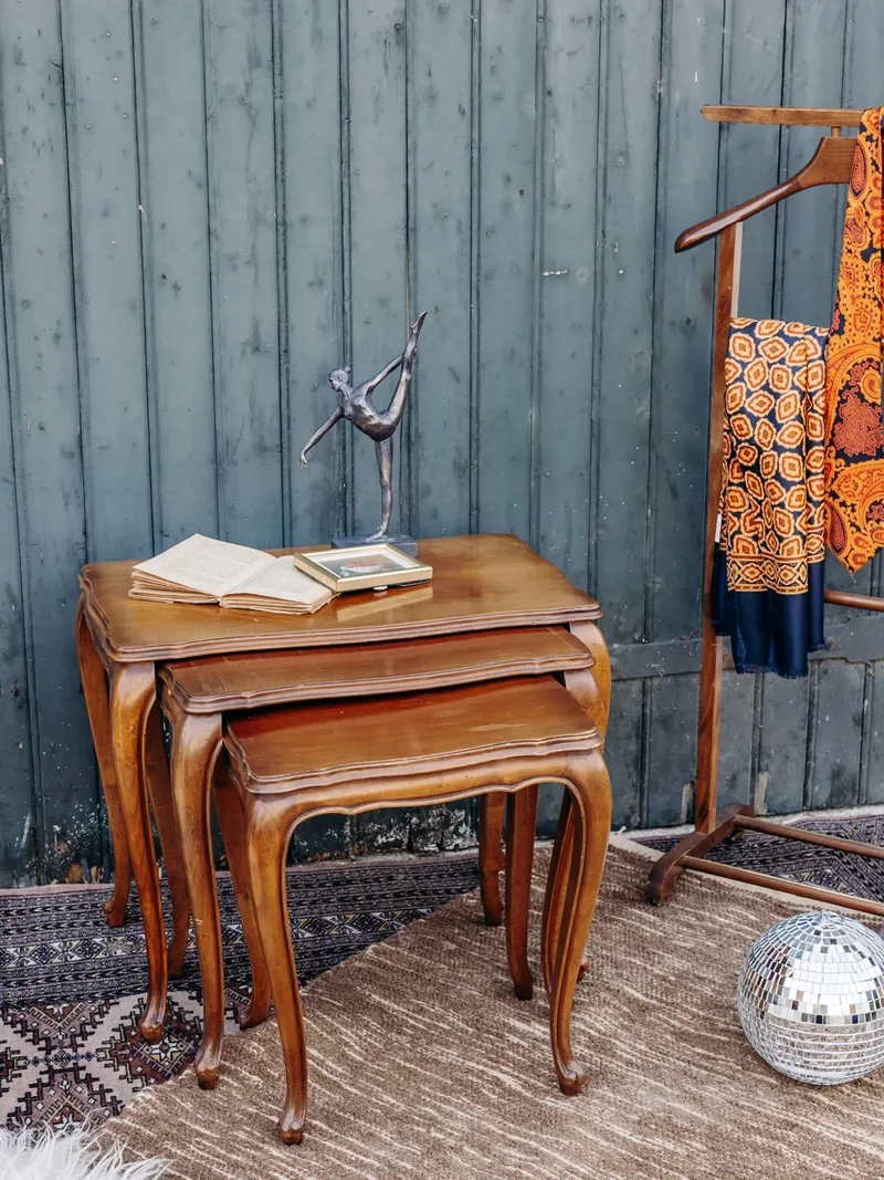 Barbara, les tables gigognes en bois N°33