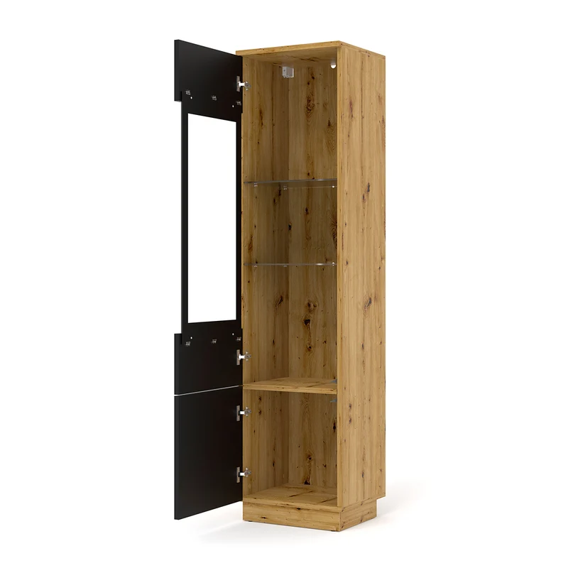 Vitrine 2 portes Aurus Bois et Noir