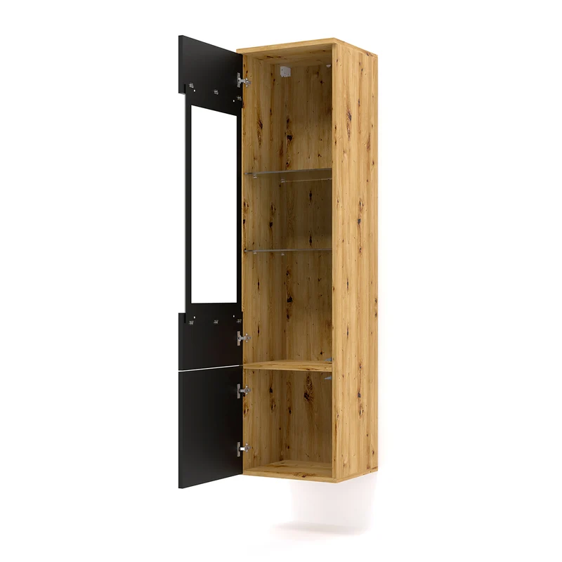 Vitrine 2 portes Aurus Bois et Noir