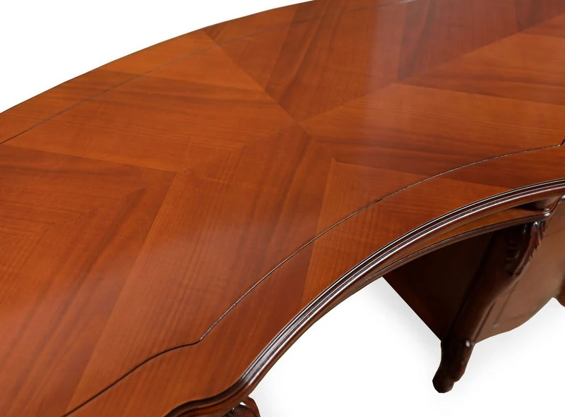 Casa Padrino Luxus Barock Schreibtisch Braun 166 cm - Barockstil Büro Möbel
