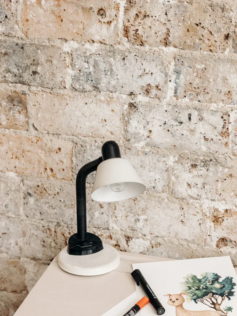 Julia, la lampe blanche vintage N°12