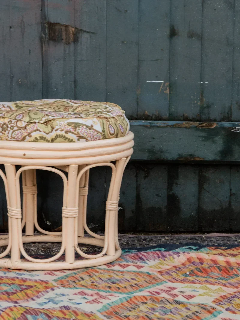 Jean-Philippe, le pouf en rotin N°7