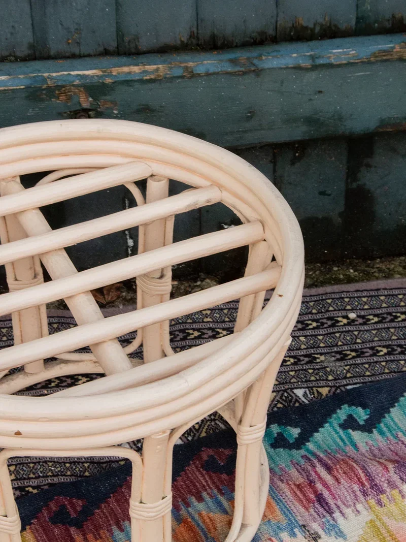 Jean-Philippe, le pouf en rotin N°7