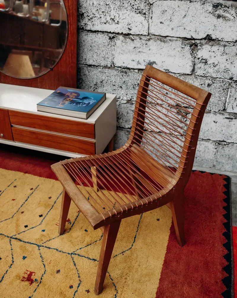 Alma, la paire de chaises en scoubidou N°141
