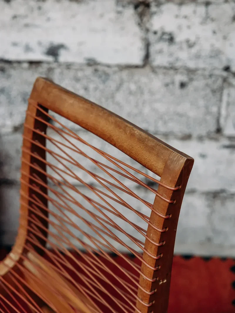 Alma, la paire de chaises en scoubidou N°141