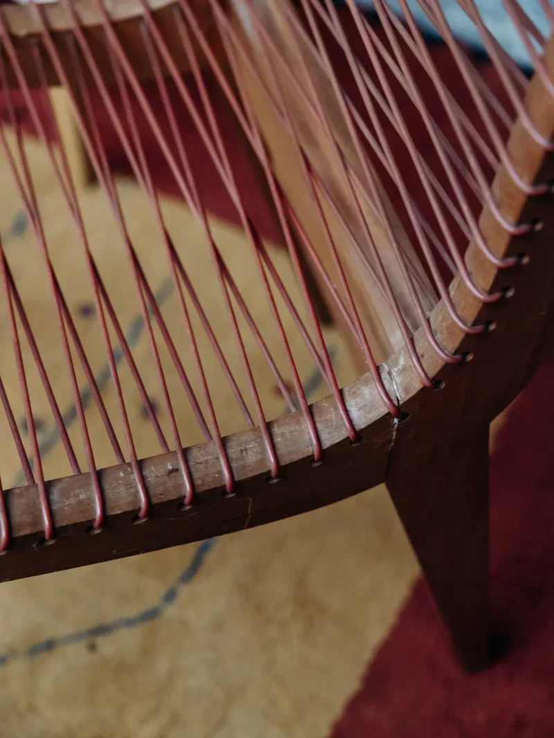 Alma, la paire de chaises en scoubidou N°141