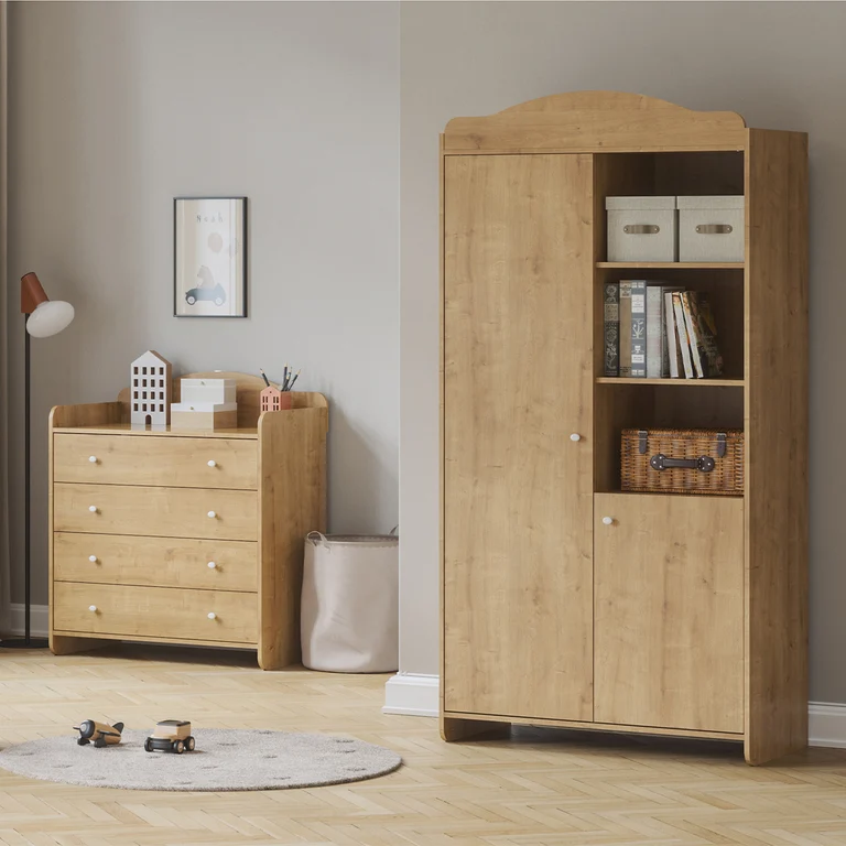 Armoire 2 portes Vox Megeve Bois