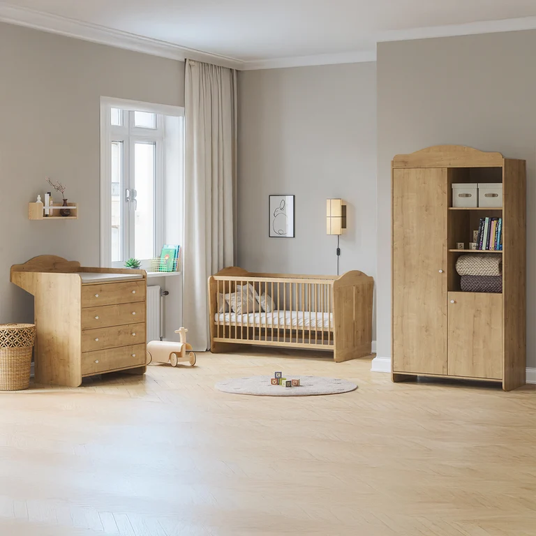 Commode à langer 4 tiroirs Vox Megeve Bois