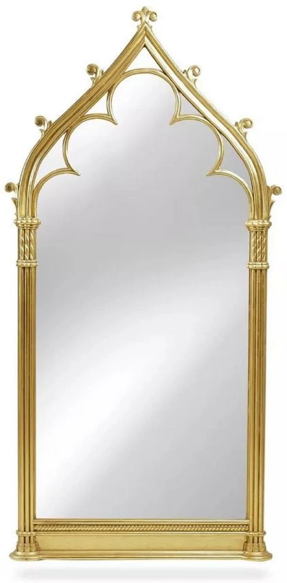 Casa Padrino Luxus Barock Spiegel Antik Gold H. 150 cm - Barockstil Möbel