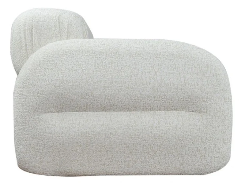 Casa Padrino Luxus Wohnzimmer & Hotel Sessel Weiß 110 x 95 x H. 73 cm - Luxus Möbel