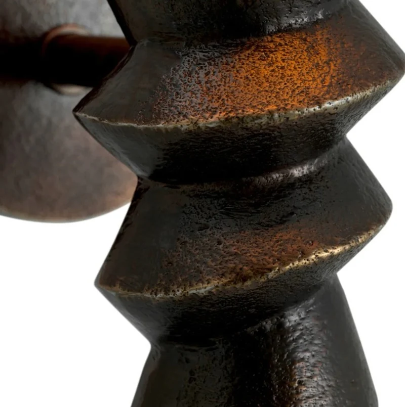 Casa Padrino Luxus Wandleuchte Bronze Finish B. 14,5 cm x T. 17 cm x H. 41,5 cm