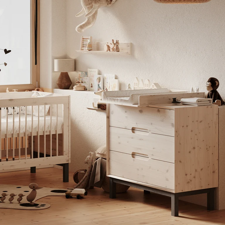 Etagère murale Pinio Country Bois blanchi