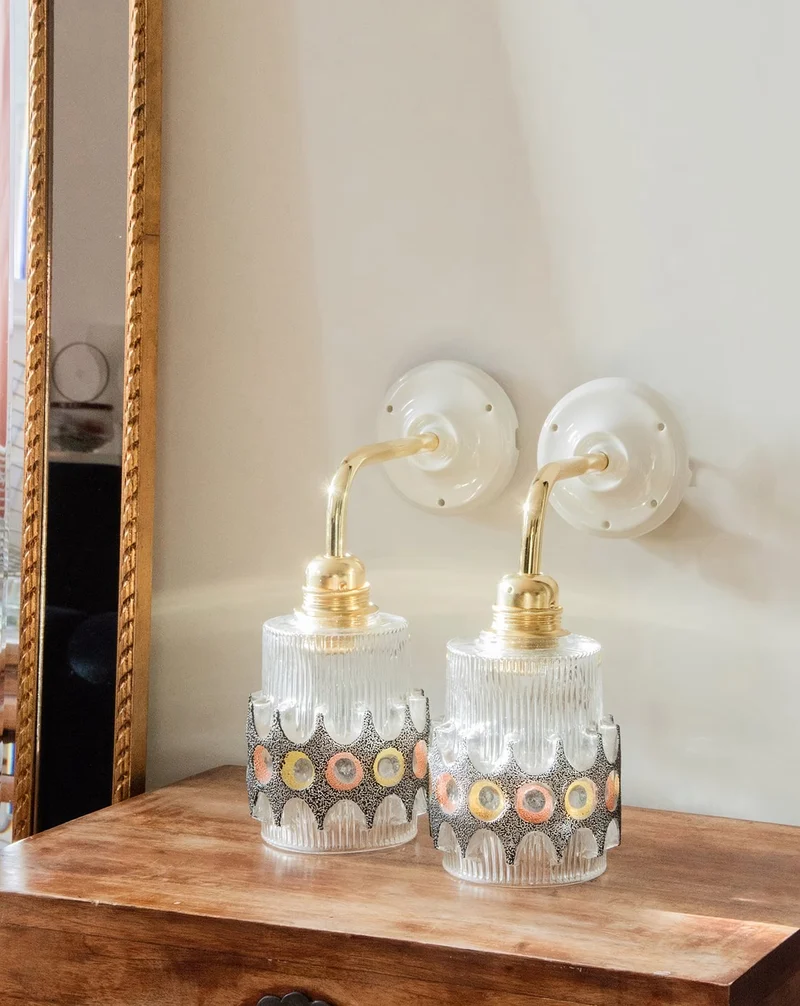 Suzette, la paire d'appliques N°26