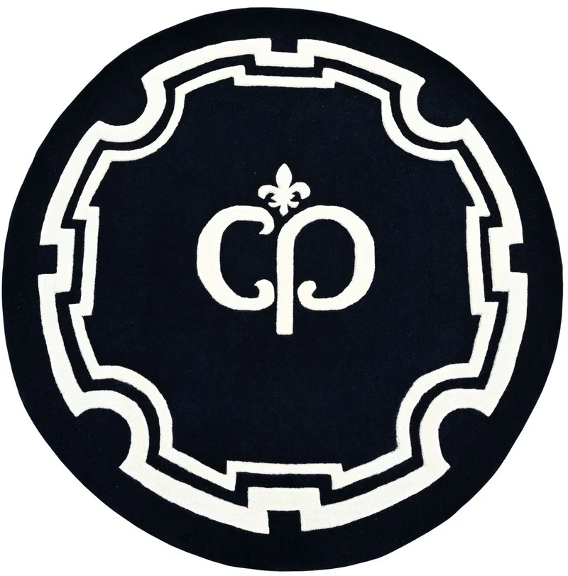 Casa Padrino Luxus Barock Teppich Schwarz / Weiß - Verschiedene Größen