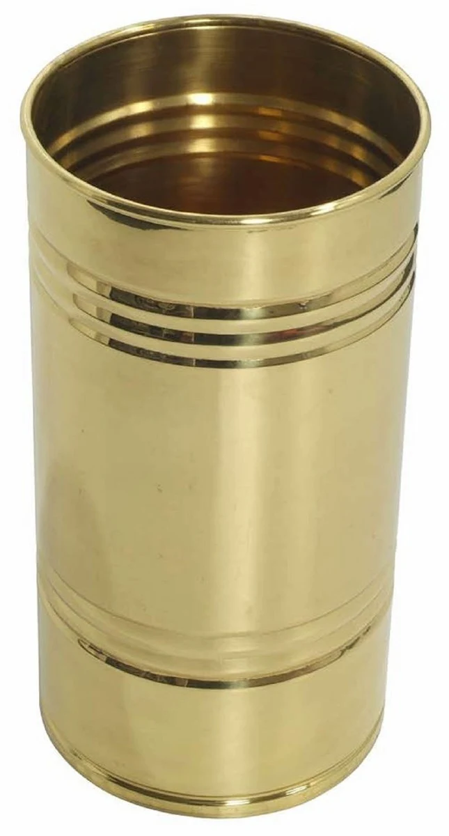 Casa Padrino Luxus Messing Schirmständer Gold H. 48,3 cm - Made in Italy