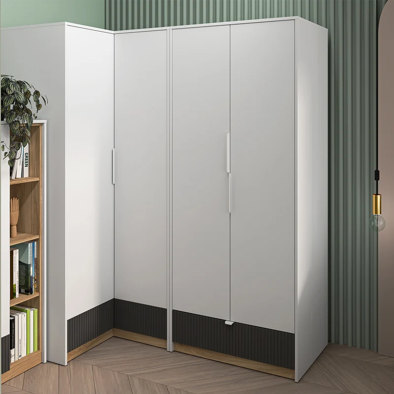 Armoire 2 portes 1 tiroir Ronan Blanc