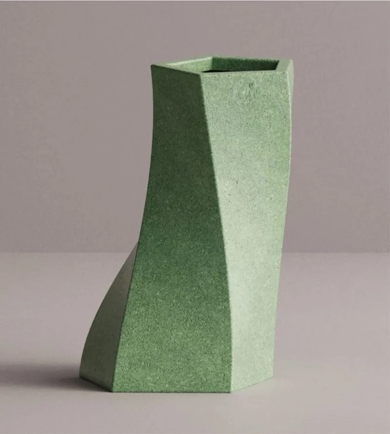 Casa Padrino Luxus Deko Blumentopf Grün H. 75 cm - Beton Pflanzentopf