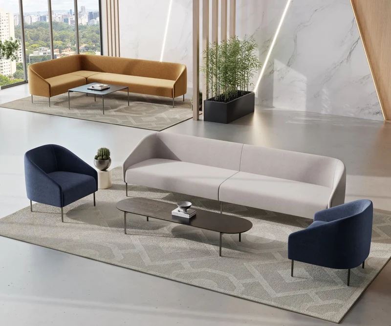 Casa Padrino Luxus Wohnzimmer & Hotel Sofa Grau / Schwarz 300 cm - Luxus Möbel