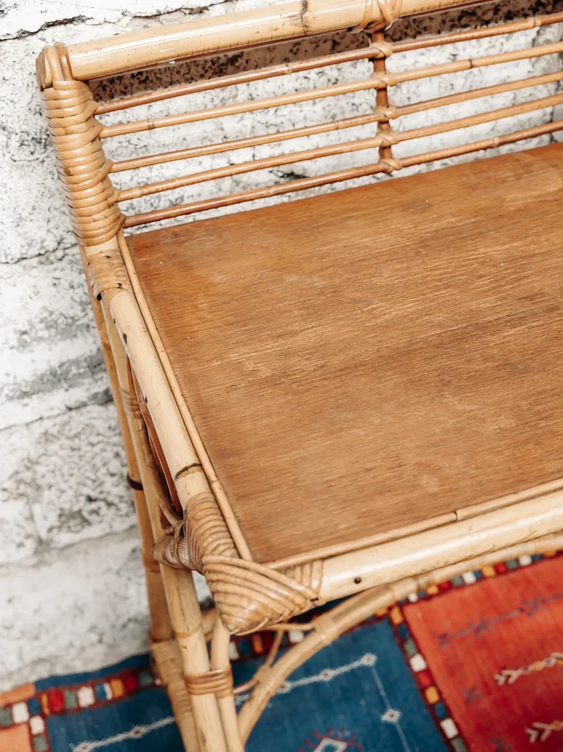 Edouard, le bureau en rotin N°307