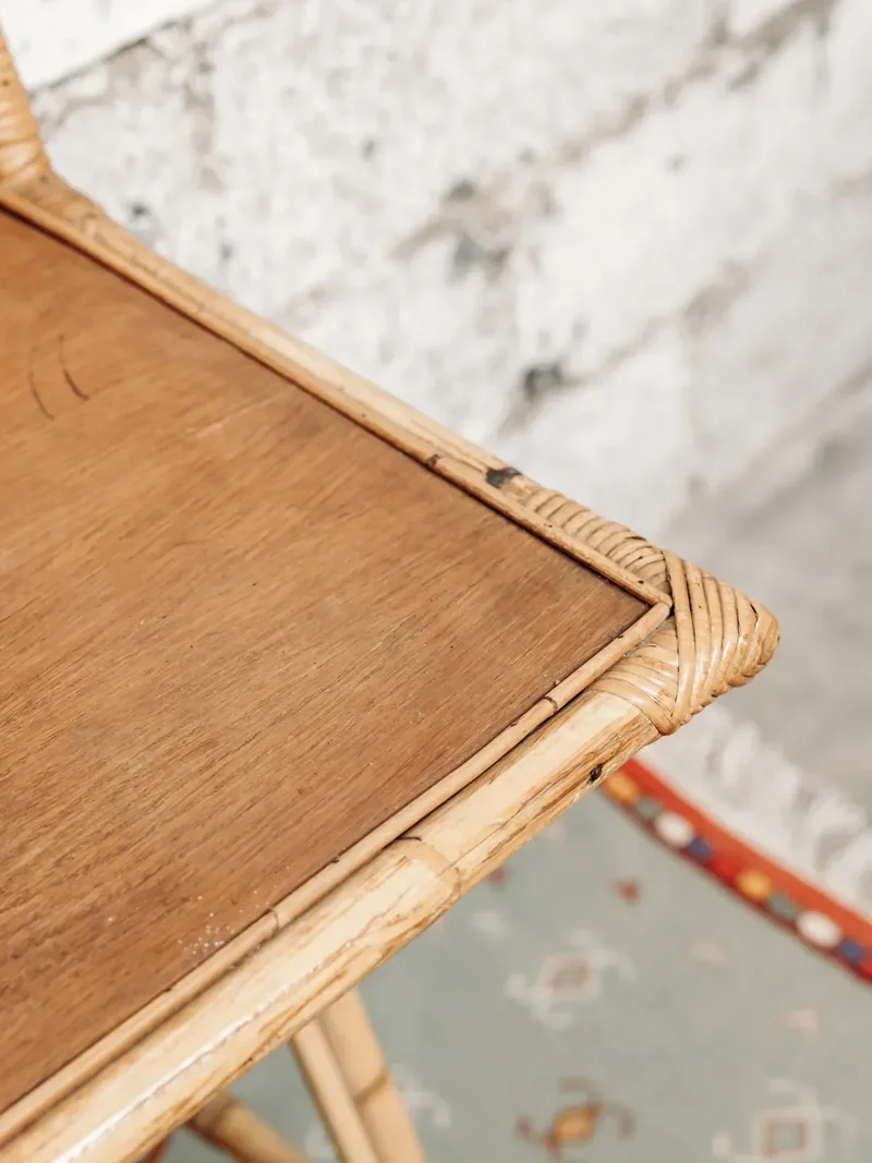 Edouard, le bureau en rotin N°307