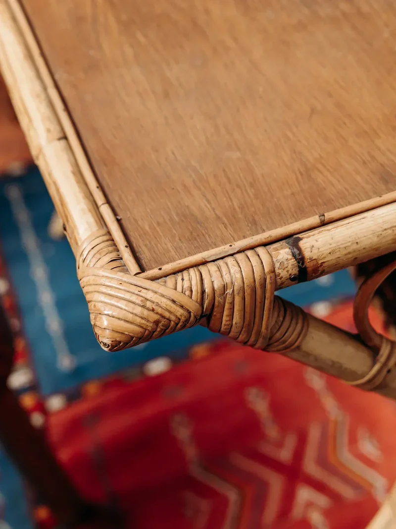 Edouard, le bureau en rotin N°307