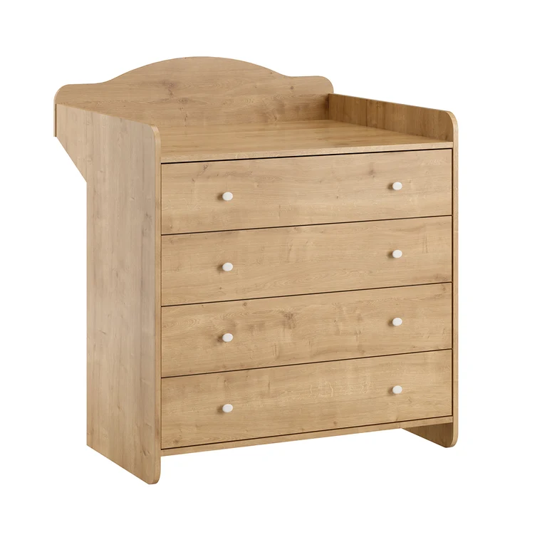 Commode à langer et armoire 2 portes Vox Megeve Bois