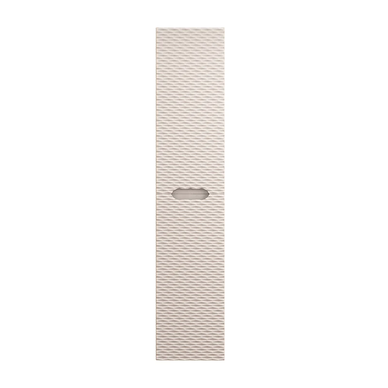 Colonne murale 2 portes Elora Beige et bois