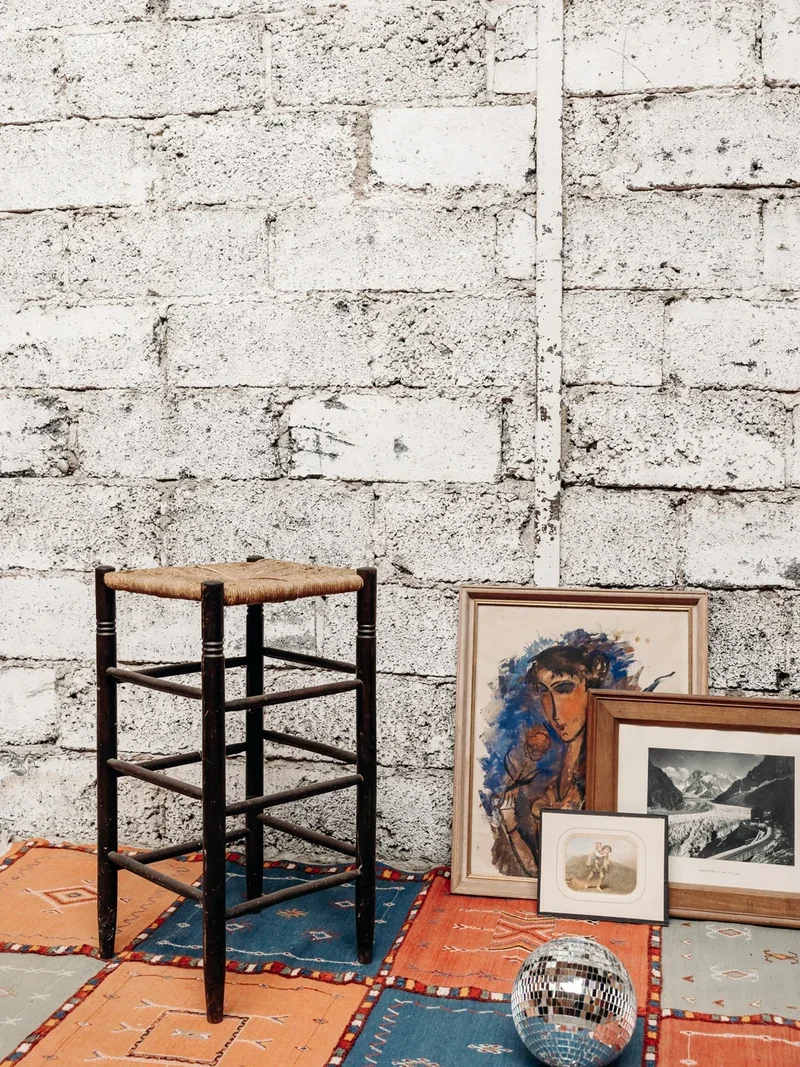 Gaston, le tabouret de bar en paille N°91