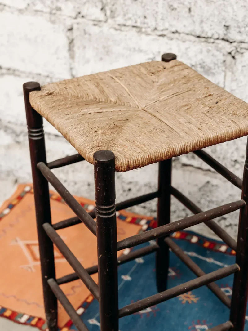 Gaston, le tabouret de bar en paille N°91