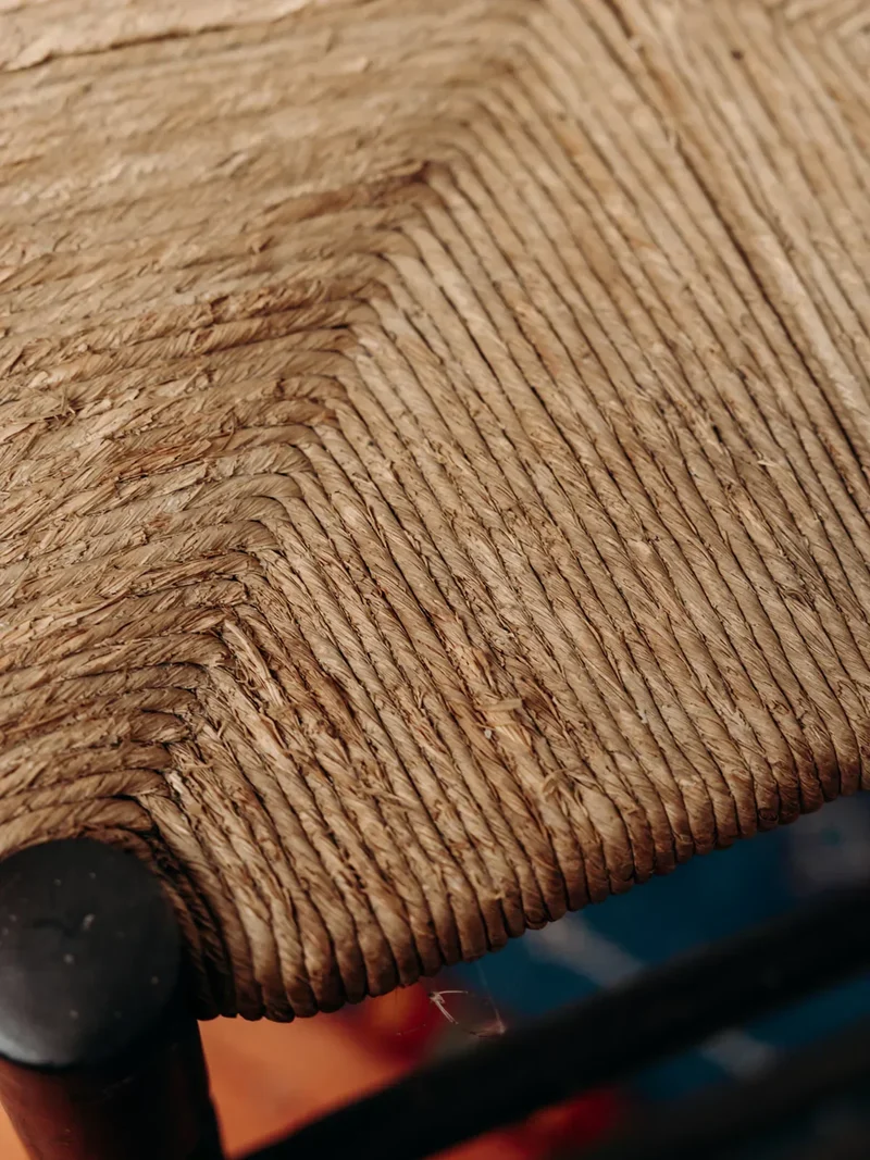 Gaston, le tabouret de bar en paille N°91